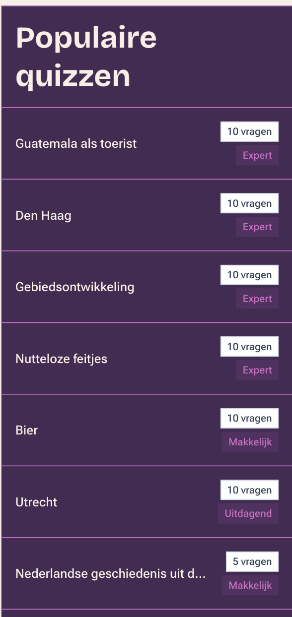 Van experiment tot product